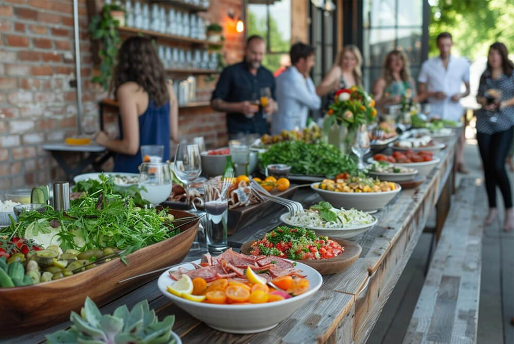 buffet bestellen bei restaurant achillion catering service