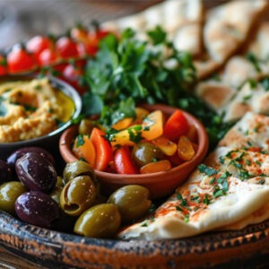 griechische vorspeisenteller